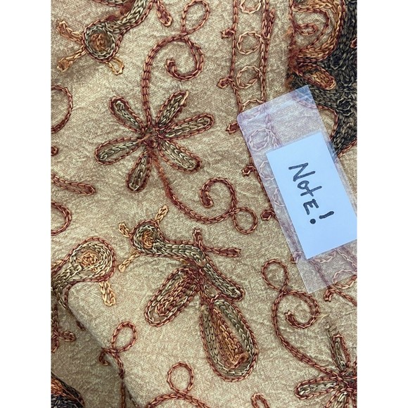 Vintage Orvis Kantha Jacket Womens Small Embroidered Elephant Lagenlook Artsy - Picture 14 of 16